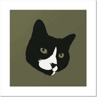 Boots the Tuxedo Cat Posters and Art